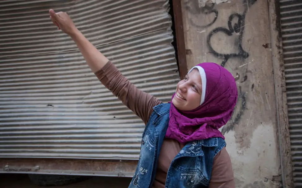 Saja will zur Schule gehen und Sportlehrerin werden | © UNICEF/Rostkowski Aleppo: Saja lernen und ihre Träume verwirklichen