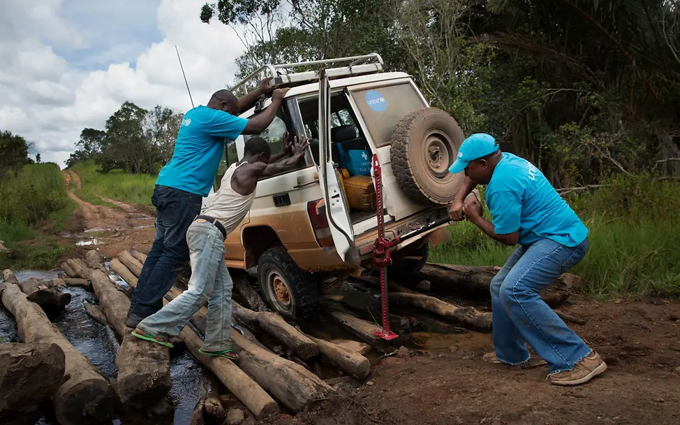 Selbst mit einem guten Geländewagen sind viele Regionen nur schwer zu erreichen. 