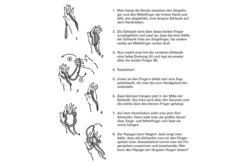 Anleitung für das Kordelspiel-Papagei | © UNICEF Coronavirus: Spiele für Zuhause - das Papagei-Kordelspiel