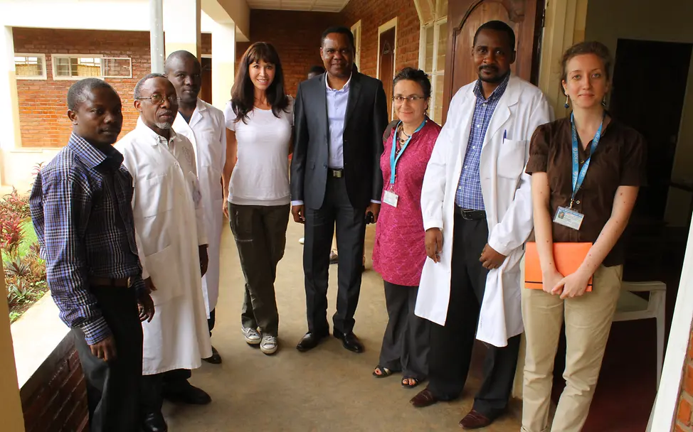 Tessa Page zu Besuch im Kongo. Tessa Page zu Besuch im Kongo.