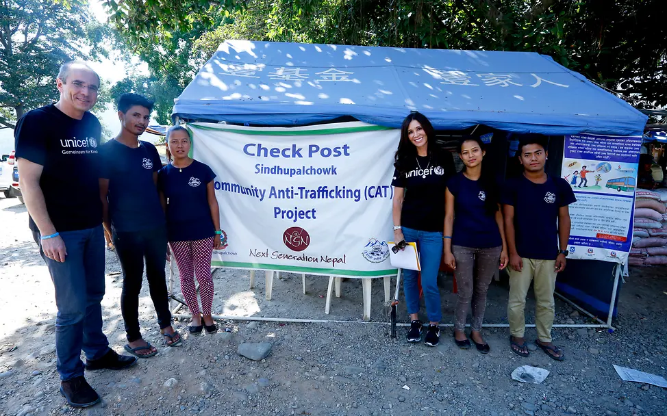 Tessa Page und Christian Schneider in Nepal. Tessa Page und Christian Schneider in Nepal