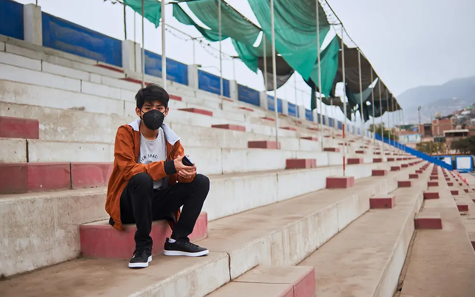 Psychische Gesundheit: Andre aus Peru wird wegen Angststörungen behandelt. | © UNICEF/UN0476518/Mandros Psychische Gesundheit: Andre aus Peru wird wegen Depressionen behandelt.