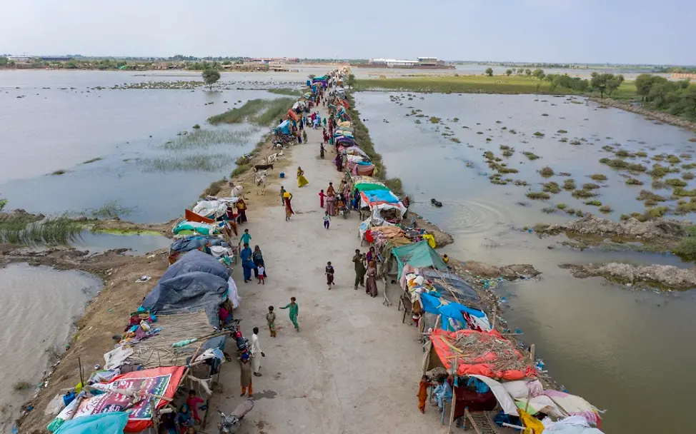Pakistan: Überschwemmungen | © UNICEF/UN0698672/Zaidi Pakistan_UN0698672