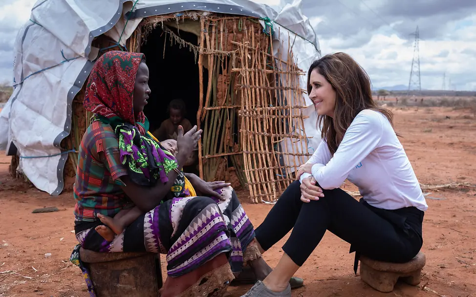 Tessa Page und Dhabo Dulecha