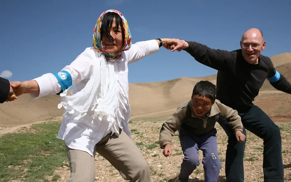 Ehepaar Findel in Afghanistan | © UNICEF/Gretarsson Ehepaar Findel in Afghanistan