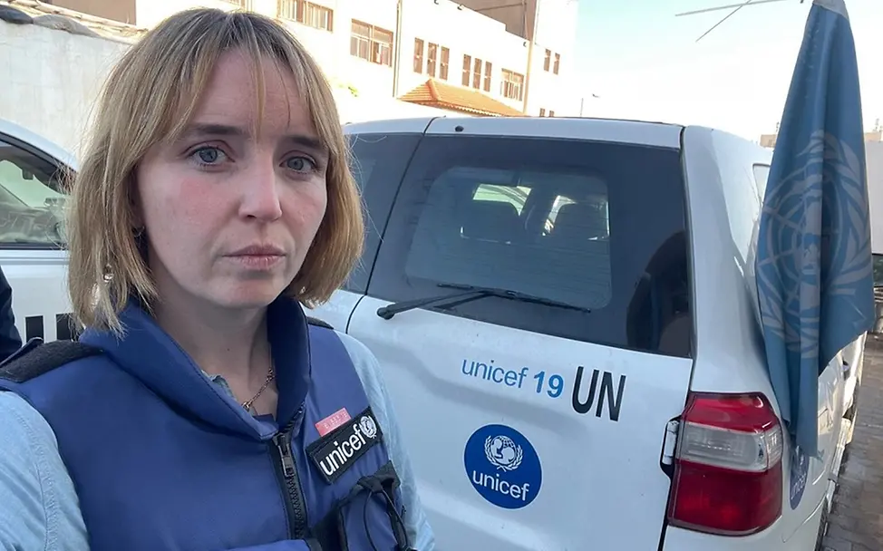 UNICEF-Sprecherin in Gaza | UNICEF/Ingram Hunger in Gaza