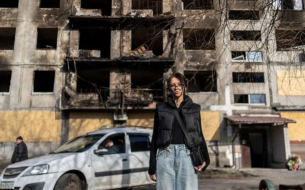 Bei einem Angriff in Dobropillja wurden im März 2025 sieben Kinder getötet 