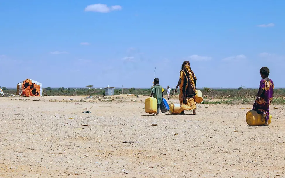 © UNICEF/Hill El Niño: In Somalia kam es 2023 durch El Niño zu Überschwemmungen und kontaminiertem Trinkwasser.