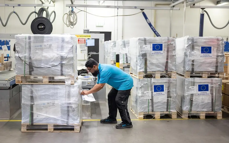 Hilfsgüter für den Transport nach Afghanistan | © UNICEF/Visona Erdbeben Afghanistan: Hilfsgüter für den Transport nach Afghanistan