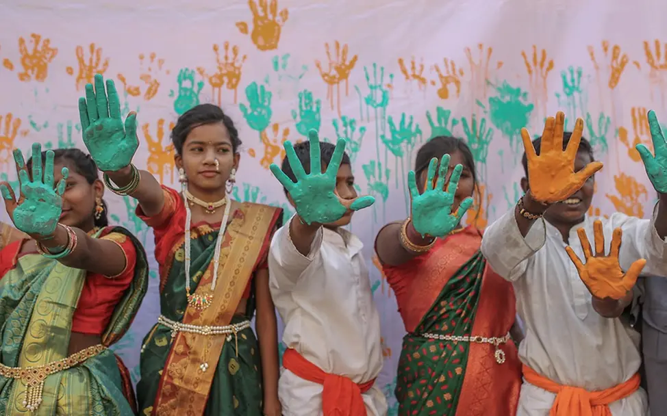 Kinderehe: Kinder in Indien für Gleichberechtigung 