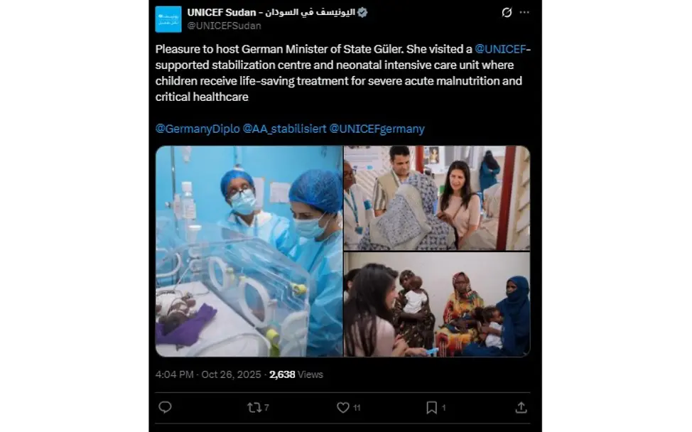 Post von UNICEF Sudan | © UNICEF Sudan News: Kinder