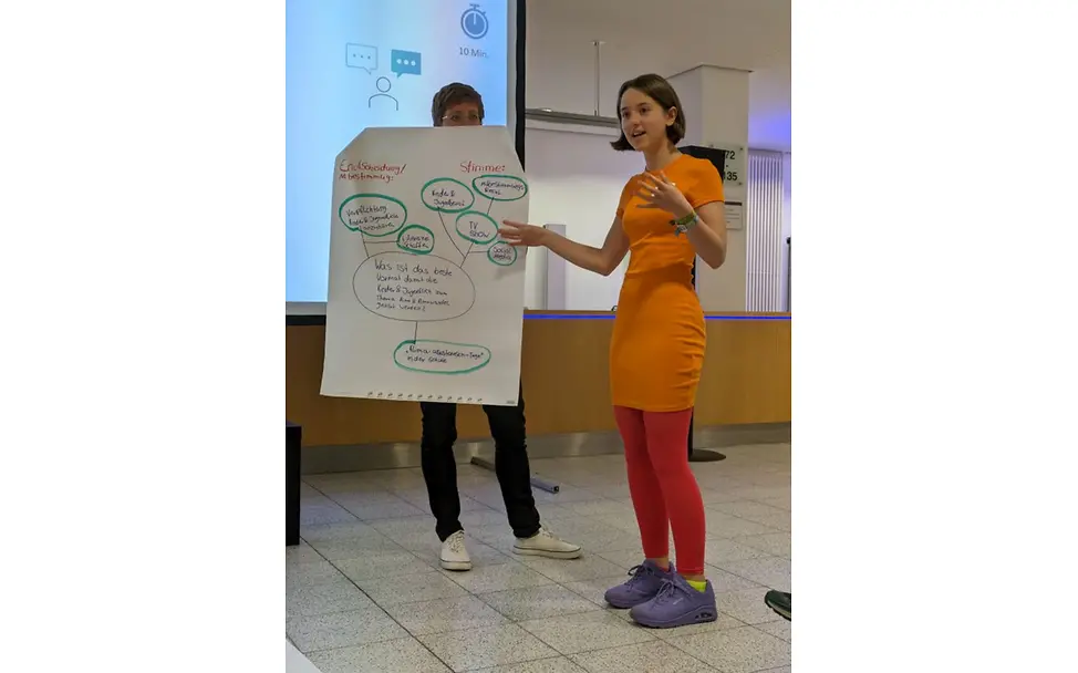 Lotte beim Umweltkongress der fit4future foundation in Wolfsburg | © Stadt Wolfsburg Lotte beim Umweltkongress der fit4future foundation in Wolfsburg.