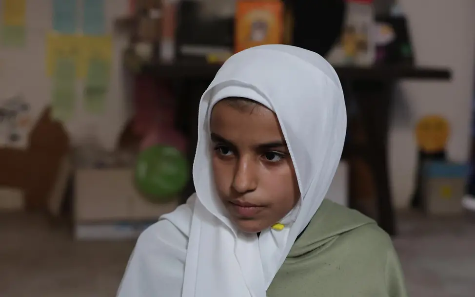 Ein junges Mädchen in Syrien