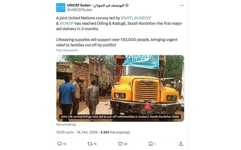 UNICEF Sudan Post
