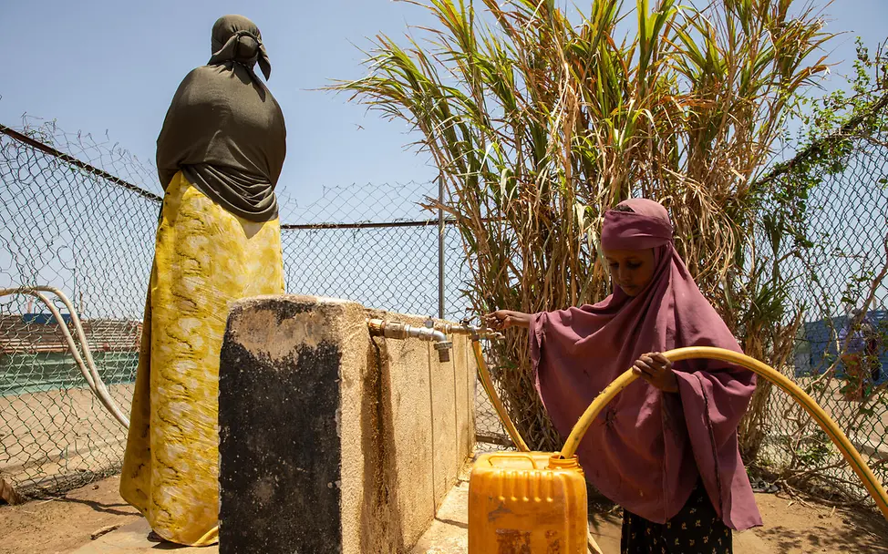 Wasserstelle in Somalia