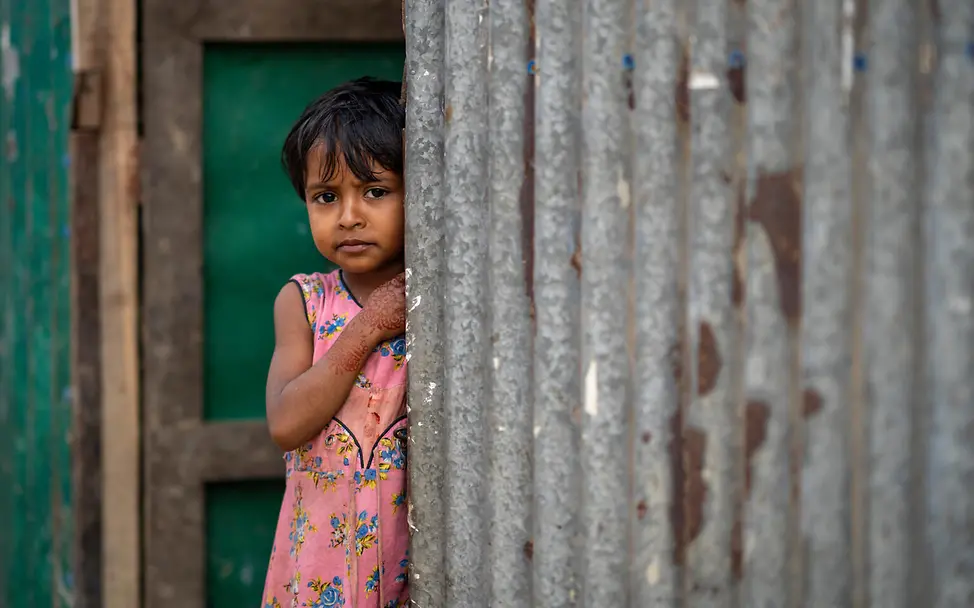 Mädchen in Bangladesch