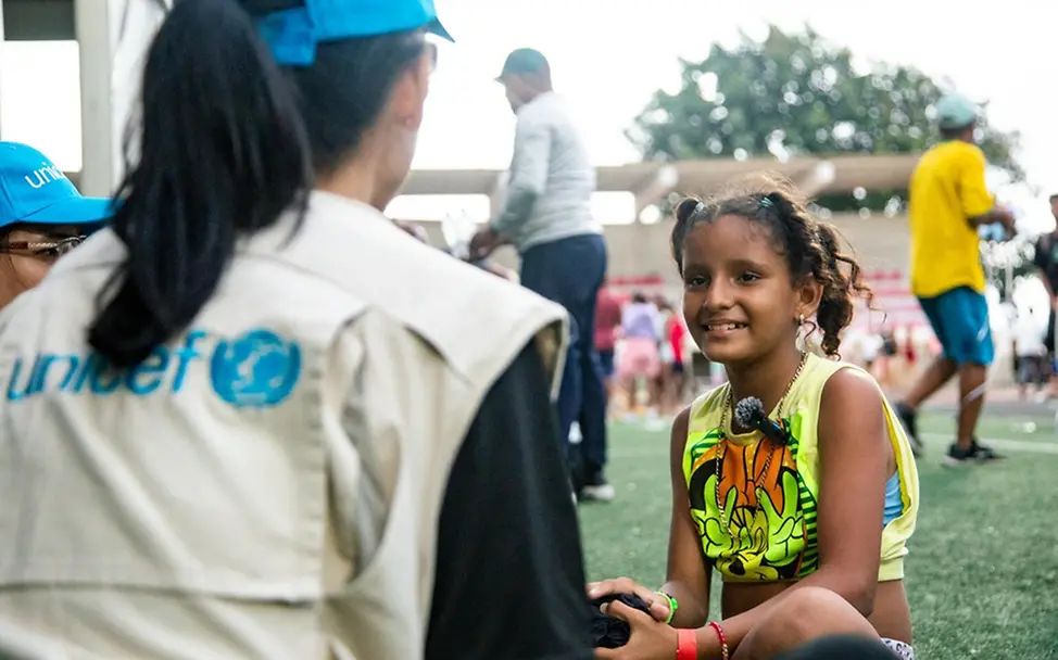 Josbeilys Rodriguez (10) floh mit ihrer Familie aus ihrem beschädigten Haus. | © UNICEF//Párraga Venezuela Erdbeben: Josbeilys Rodriguez (10) floh mit ihrer Familie aus ihrem beschädigten Haus.
