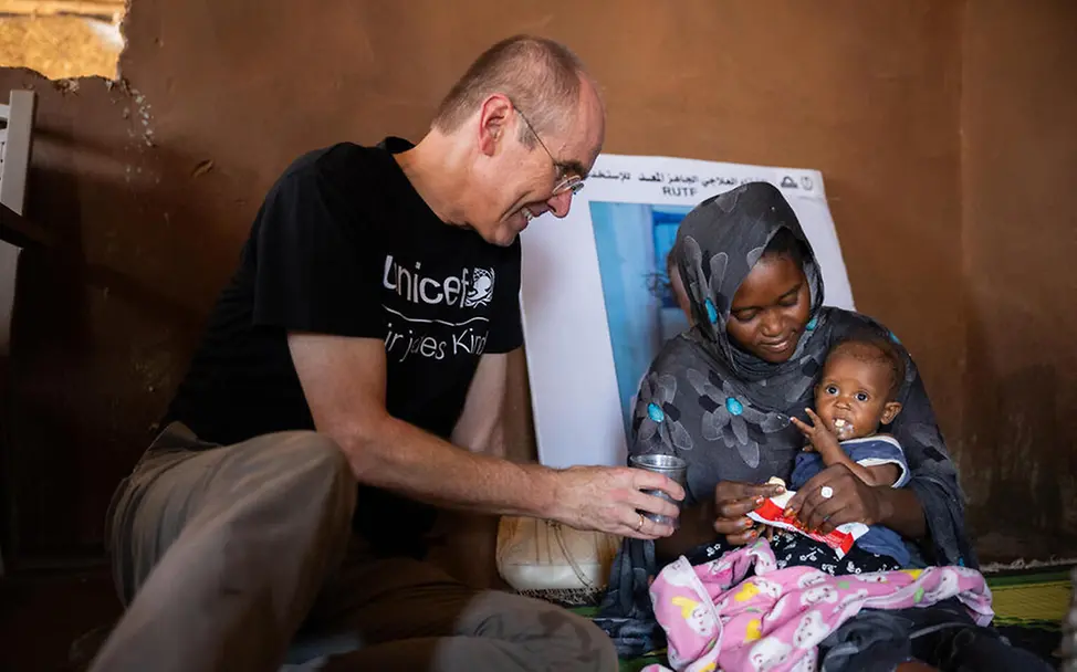 Christian Schneider, Geschäftsführer von UNICEF Deutschland, im Sudan. | © UNICEF/Elfatih Christian Schneider, Geschäftsführer von UNICEF Deutschland, im Sudan.